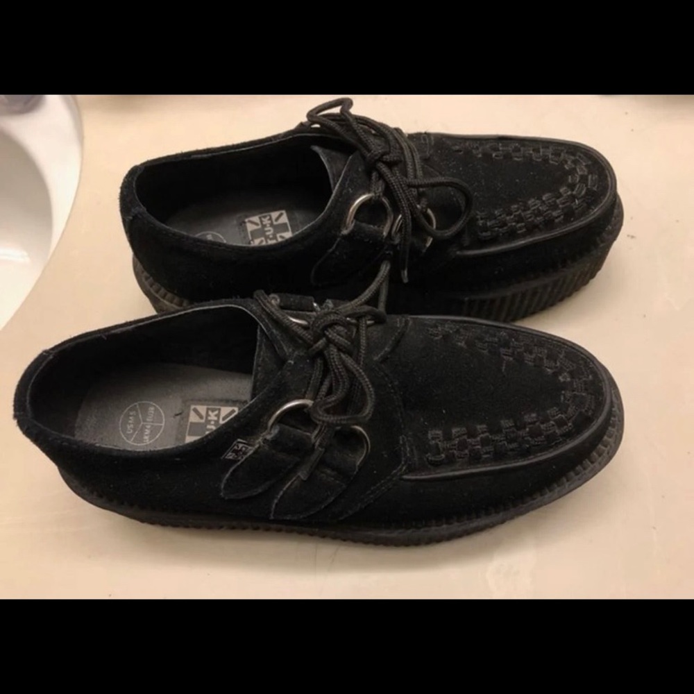 Black Suede Creepers